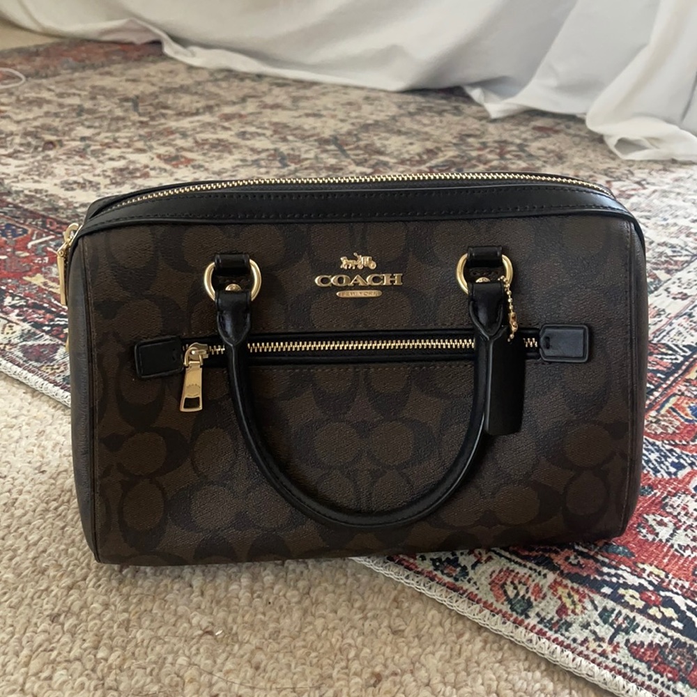 Coach Signature Brown Bag